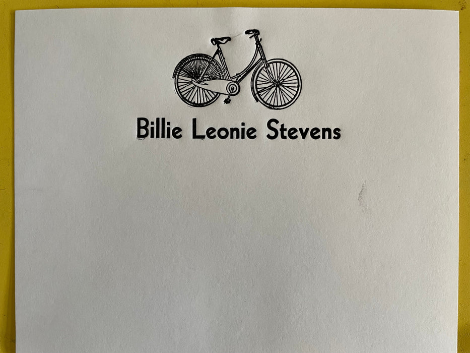 Personalized Letterpress Stationery Cards