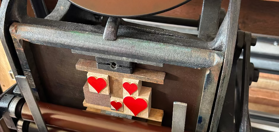 Antique Chandler and Price printing press